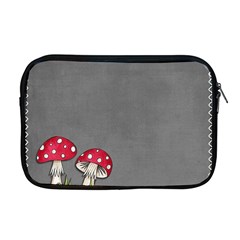 Mushroom Season Apple Macbook Pro 17  Zipper Case by WensdaiAmbrose