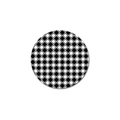 Square Diagonal Pattern Golf Ball Marker (10 Pack) by Mariart