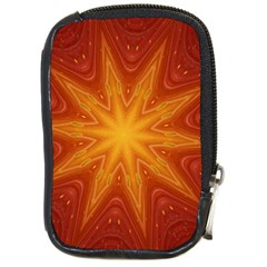 Fractal Wallpaper Colorful Abstract Compact Camera Leather Case by Mariart