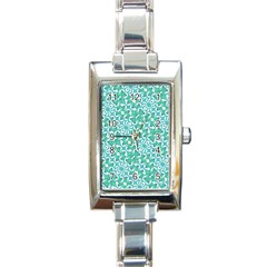 Colorful Abstract Print Pattern Rectangle Italian Charm Watch by dflcprintsclothing