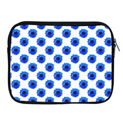 Sunflower Digital Paper Blue Apple Ipad 2/3/4 Zipper Cases by Mariart