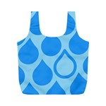 Droplet Full Print Recycle Bag (M) Front