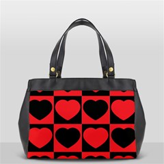 Royal Hearts Oversize Office Handbag (2 Sides) by WensdaiAmbrose