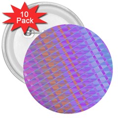 Diagonal Line Design Art 3  Buttons (10 Pack) 