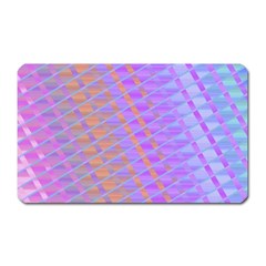 Diagonal Line Design Art Magnet (rectangular) by LoolyElzayat