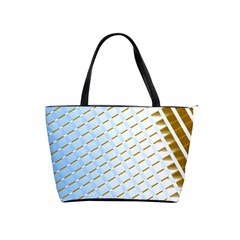 Diagonal Seamless Line Design Classic Shoulder Handbag