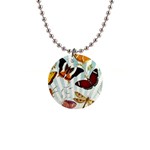 My Butterfly Collection 1  Button Necklace Front