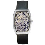 Point De Rose Barrel Style Metal Watch Front