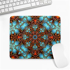 Fractal Background Colorful Graphic Large Mousepads by Pakrebo