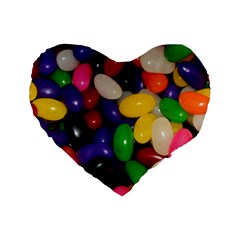 Jelly Beans Standard 16  Premium Heart Shape Cushions