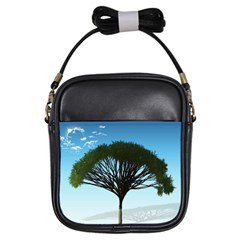 Tree And Blue Sky Girls Sling Bag by LoolyElzayat