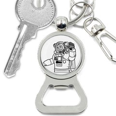 Astronaut Space Exploration Helmet Bottle Opener Key Chains by Wegoenart