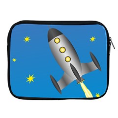 Rocket Spaceship Space Travel Nasa Apple Ipad 2/3/4 Zipper Cases by Wegoenart