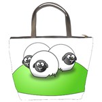 Sheep Agriculture Hill Group Flock Bucket Bag Back