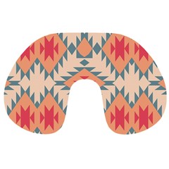 Tribal Signs 2          Travel Neck Pillow by LalyLauraFLM