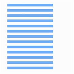 Blue Stripes Large Garden Flag (two Sides) by snowwhitegirl