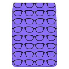 Nerdy Glasses Purple Removable Flap Cover (l) by snowwhitegirl