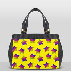 Ombre Glitter  Star Pattern Oversize Office Handbag (2 Sides) by snowwhitegirl