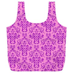 Victorian Paisley Pink Full Print Recycle Bag (xl) by snowwhitegirl