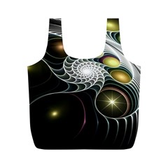 Fractal Bulbs Fantasy Curve Full Print Recycle Bag (m) by Pakrebo