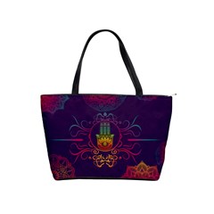 Boho Hamsa Mandala Classic Shoulder Handbag by lucia