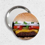 Abstract Barbeque Bbq Beauty Beef 2.25  Handbag Mirrors Front