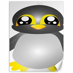 Cute Penguin Animal Canvas 12  X 16  by Sudhe