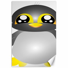 Cute Penguin Animal Canvas 20  X 30  by Sudhe