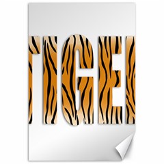 Tiger Bstract Animal Art Pattern Skin Canvas 20  X 30  by Sudhe