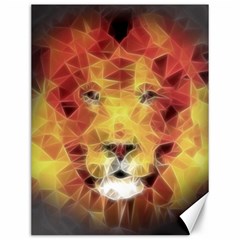 Fractal Lion Canvas 12  X 16  by Sudhe