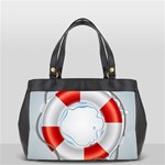 Spare Tire Icon Vector Oversize Office Handbag (2 Sides) Back