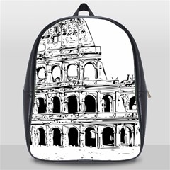 Line Art Architecture School Bag (xl) by Sudhe