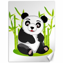 Giant Panda Bear Canvas 36  X 48  by Sudhe