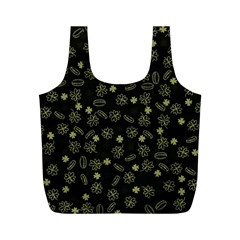 St Patricks Day Pattern Full Print Recycle Bag (m) by Valentinaart