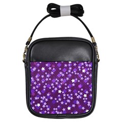 Textile Cross Pattern Square Girls Sling Bag by Pakrebo