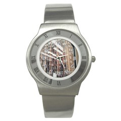 Chicago L Morning Commute Stainless Steel Watch by Riverwoman