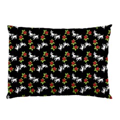 Lamb Pattern Black Pillow Case by snowwhitegirl