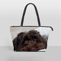 Laying In Dog Bed Classic Shoulder Handbag by pauchesstore