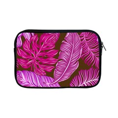 Tropical Pink Leaves Apple Ipad Mini Zipper Cases by snowwhitegirl