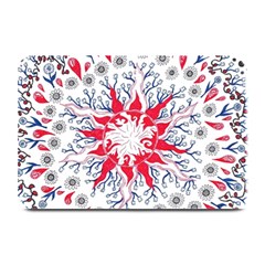 Flaming Sun Abstract Plate Mats by okhismakingart