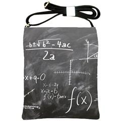 Mathematics Shoulder Sling Bag by snowwhitegirl