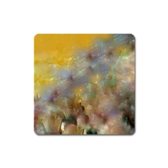 Abstract: Candle And Nail Polish Square Magnet by okhismakingart