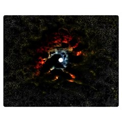 Moon Supernova Double Sided Flano Blanket (medium)  by okhismakingart