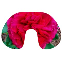 Folded Red Rose Travel Neck Pillows