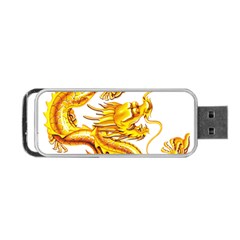 Chinese Dragon Golden Portable Usb Flash (two Sides) by Sudhe