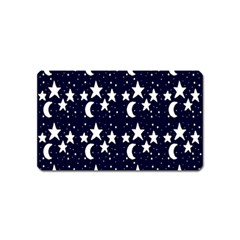 Starry Night Cartoon Print Pattern Magnet (name Card) by dflcprintsclothing