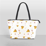 Pizza Pattern pepperoni cheese funny slices Classic Shoulder Handbag Front