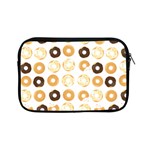 Donuts Pattern With Bites bright pastel blue and brown Cropped Sweatshirt Apple iPad Mini Zipper Cases Front