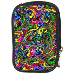 Graffiti 3 2 Compact Camera Leather Case by ArtworkByPatrick