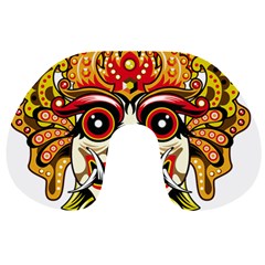 Bali Barong Mask Euclidean Vector Chiefs Face Travel Neck Pillows